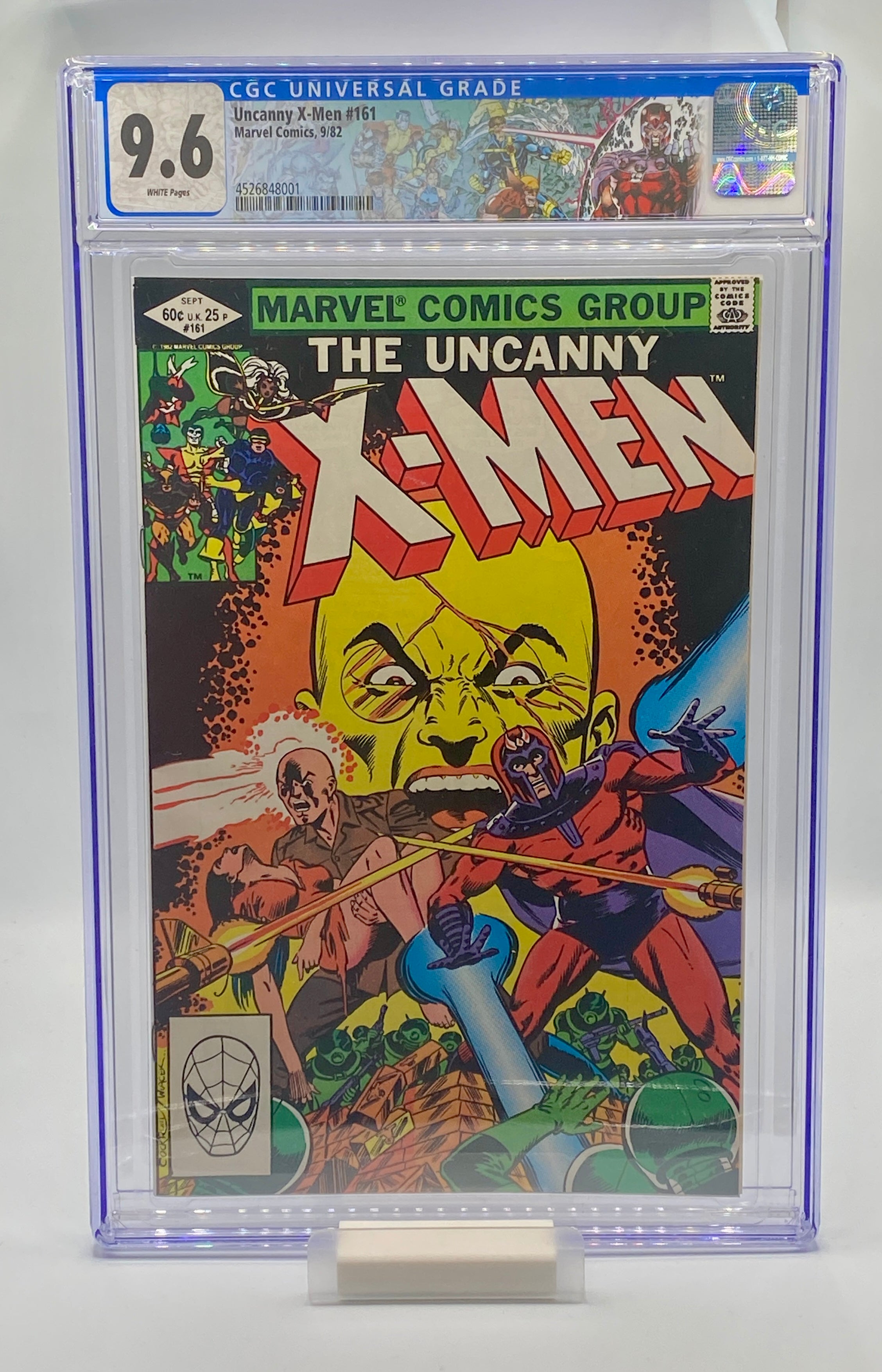 Uncanny X-Men #161 (1982) CGC 9.6 – Custom X-Men Label