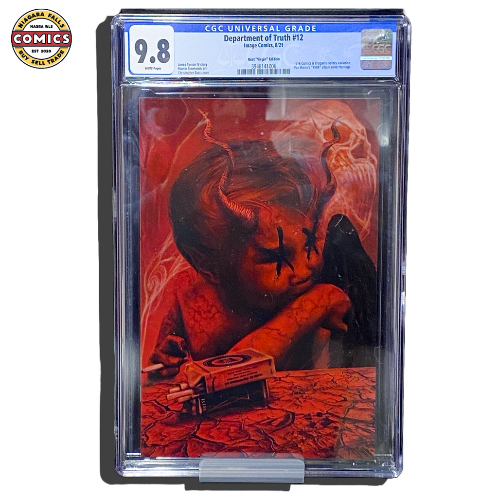Department of Truth #12 (2021) CGC 9.8 Van Halen Homage Variant