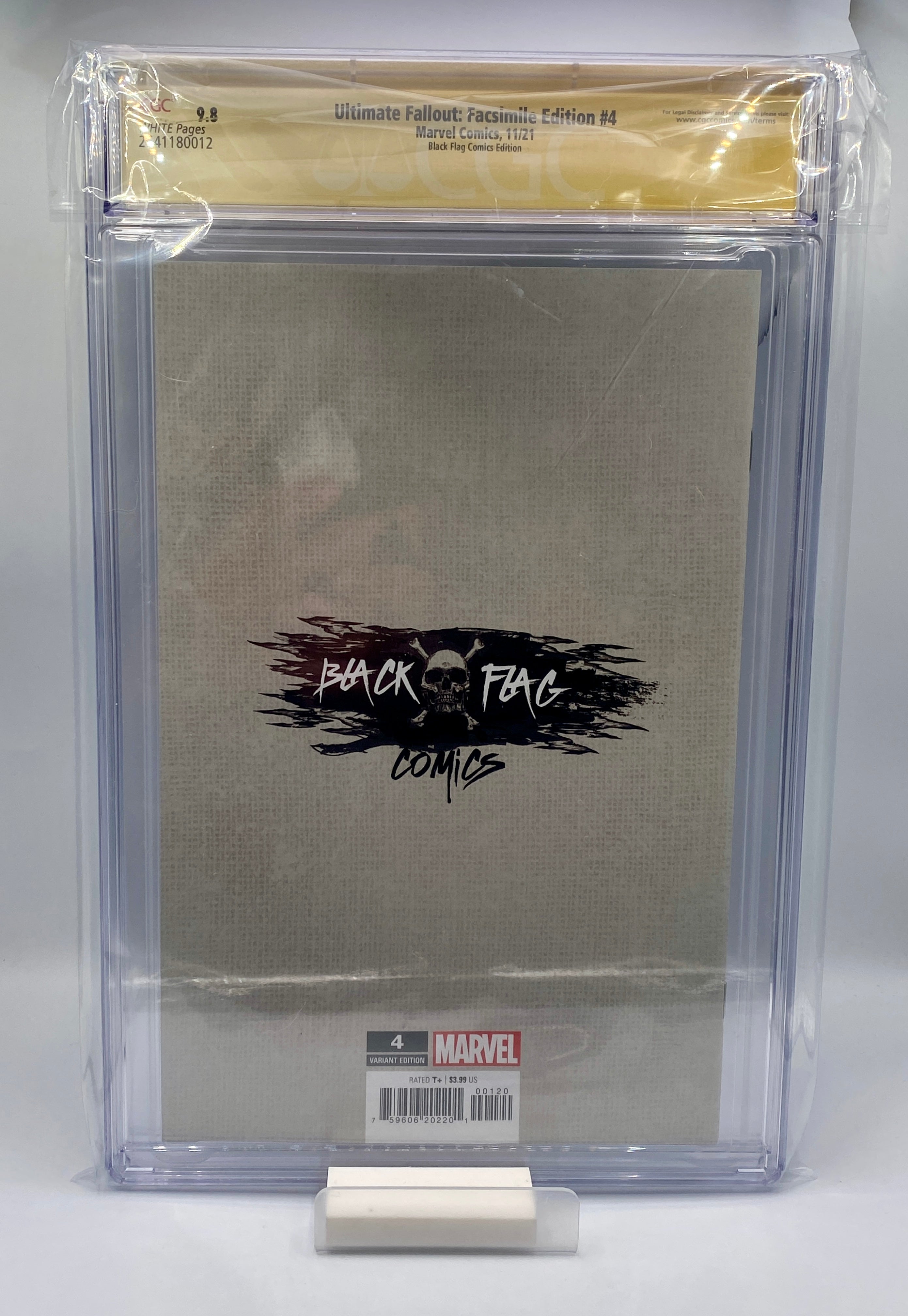 Ultimate Fallout #4 Facsimile Edition (2021) CGC SS 9.8 – Signed by Clayton Crain