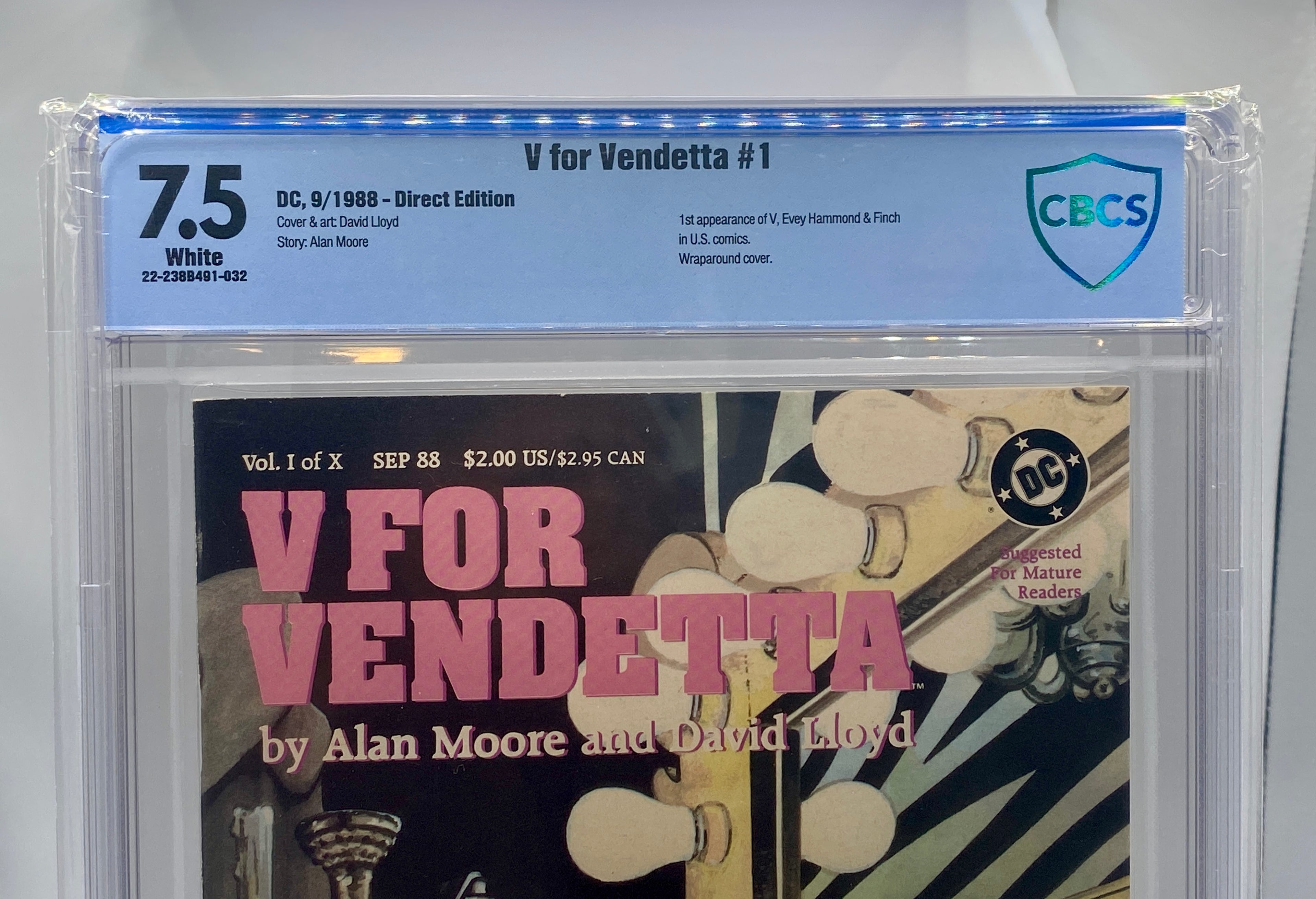 V for Vendetta #1 (1988) CBCS 7.5