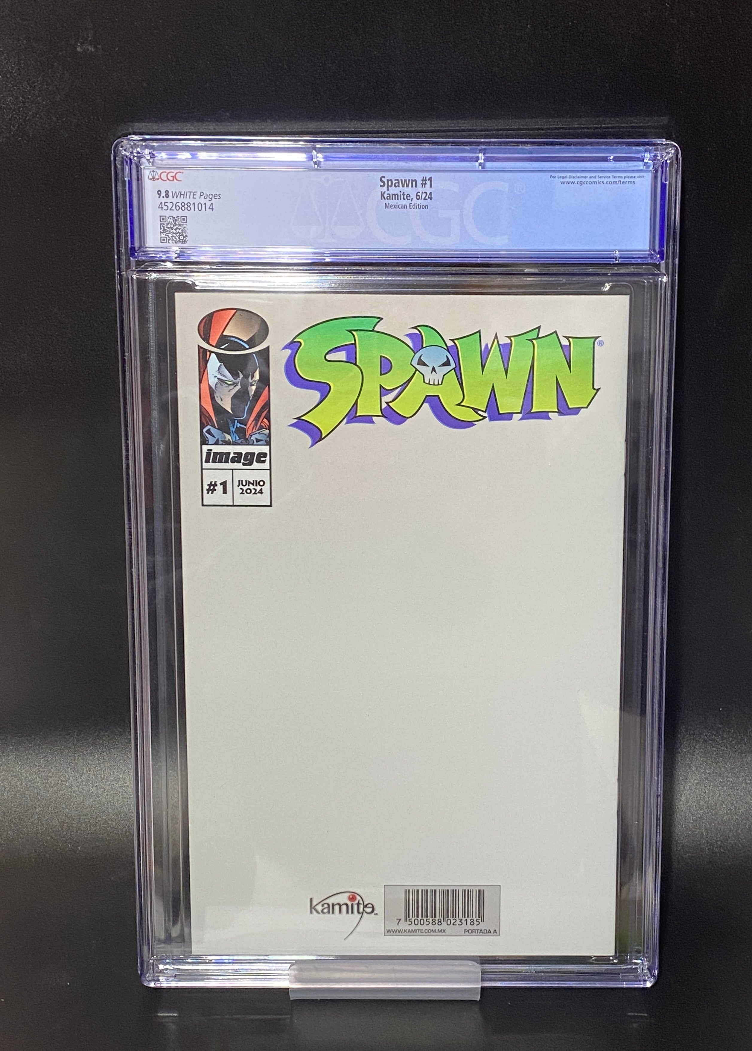 Spawn #1 (2024) CGC 9.8 SDCC Mexican Virgin Foil Variant Ltd 1000 McFarlane