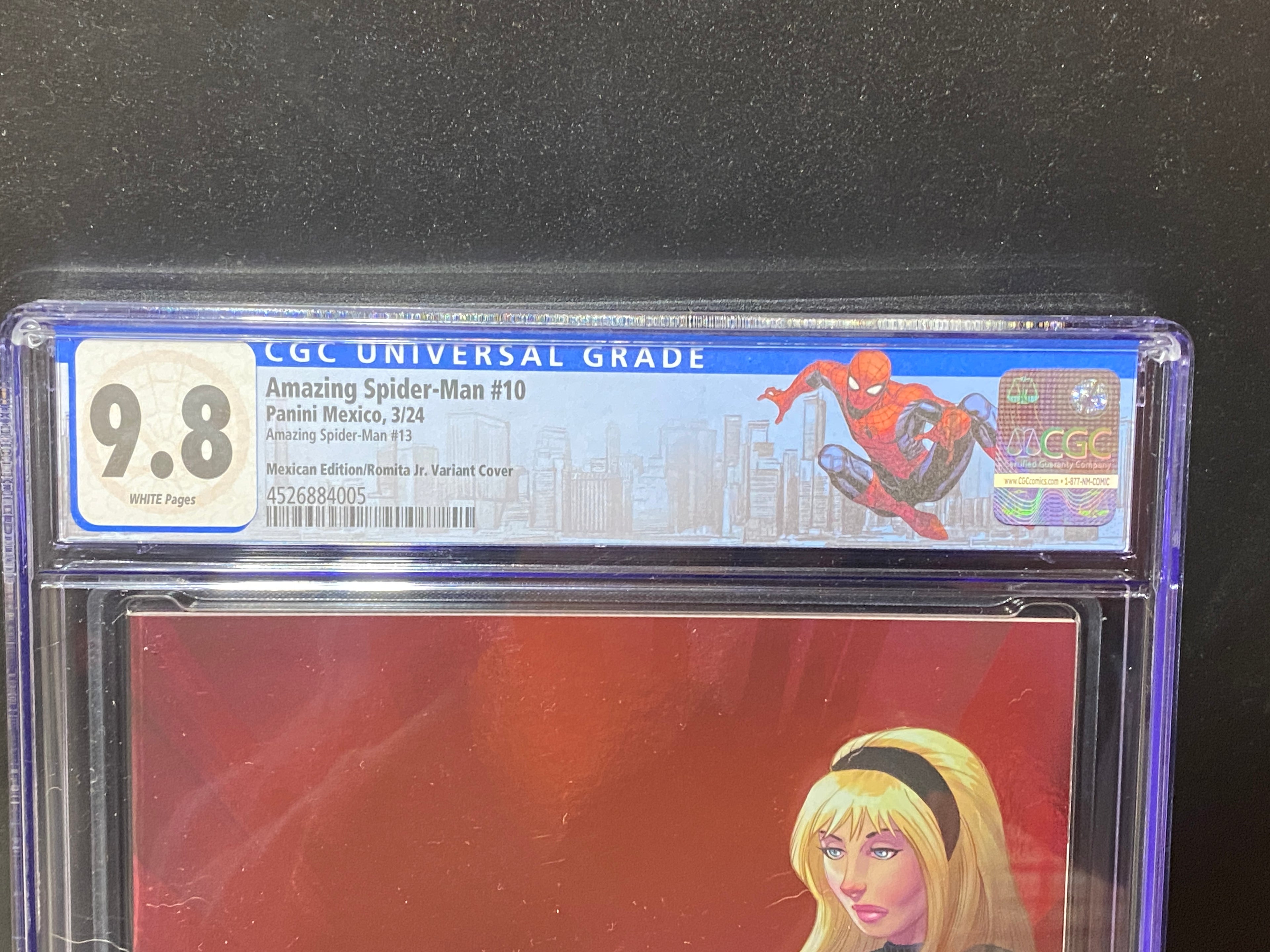 Amazing Spider-Man #10 (2024) CGC 9.8 La Mole Virgin Foil Variant Ltd 1000