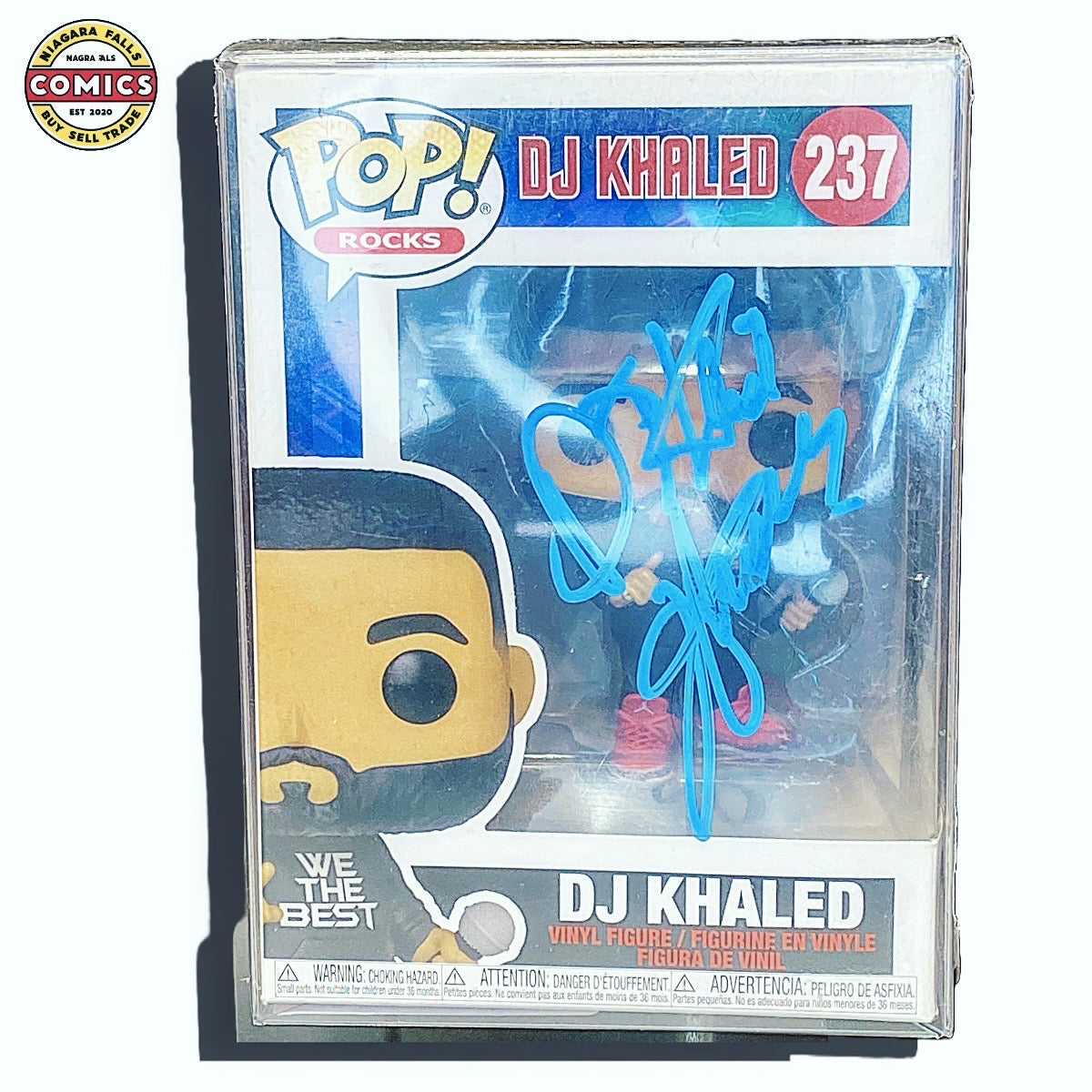 Funko Pop #237 DJ Khaled Signed Rapper Icon COA w/Protective Case
