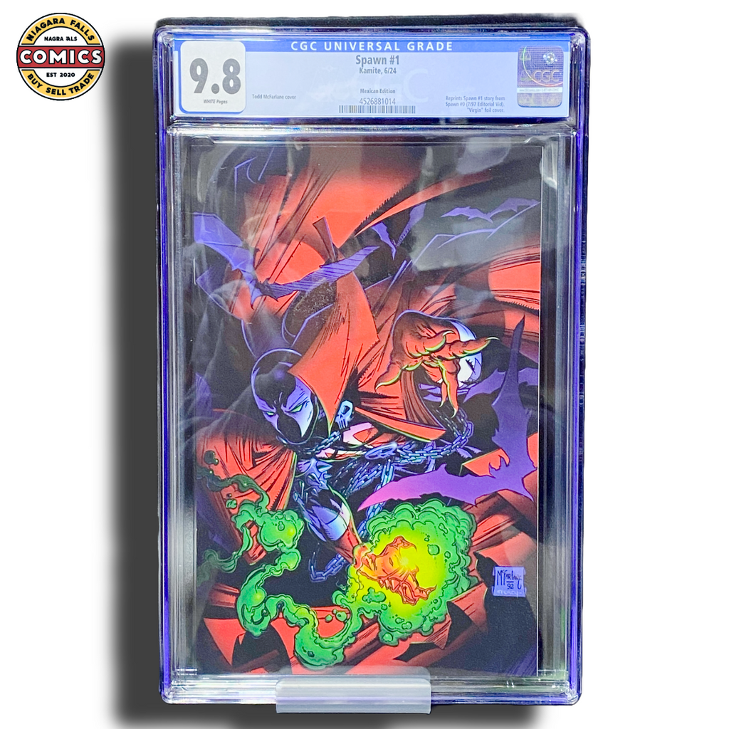 Spawn #1 (2024) CGC 9.8 SDCC Mexican Virgin Foil Variant Ltd 1000 McFarlane