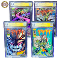 Pitt #1–4 (1993) CGC SS Set – Signed by Keown & Hotton – JSA Certified