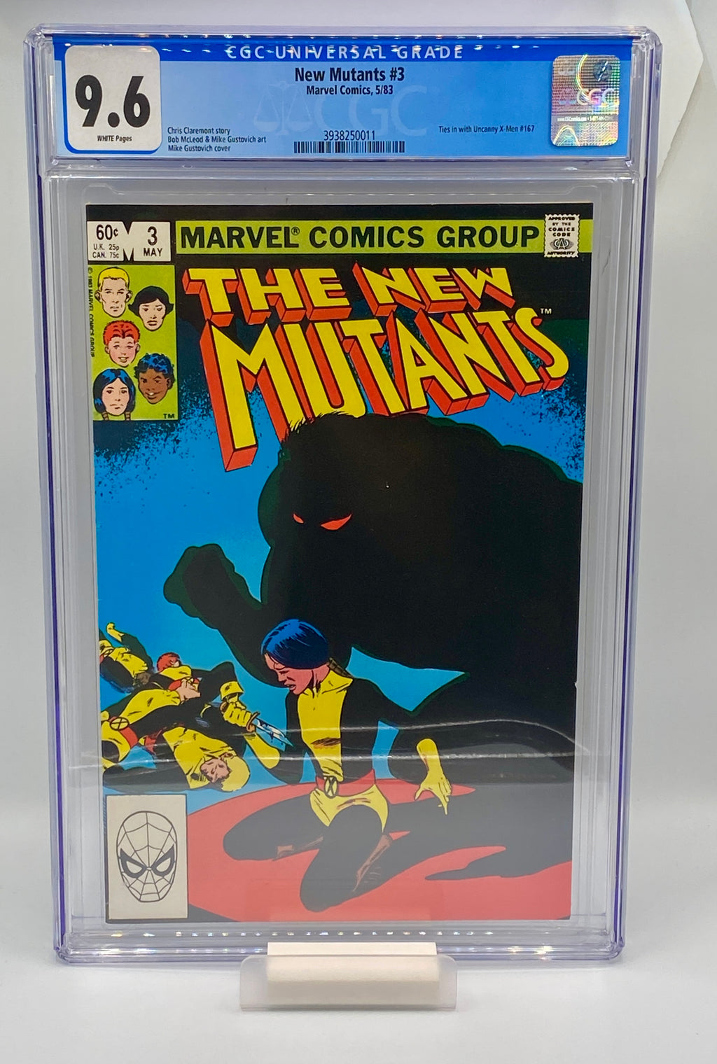 New Mutants #3 (1983) CGC 9.6