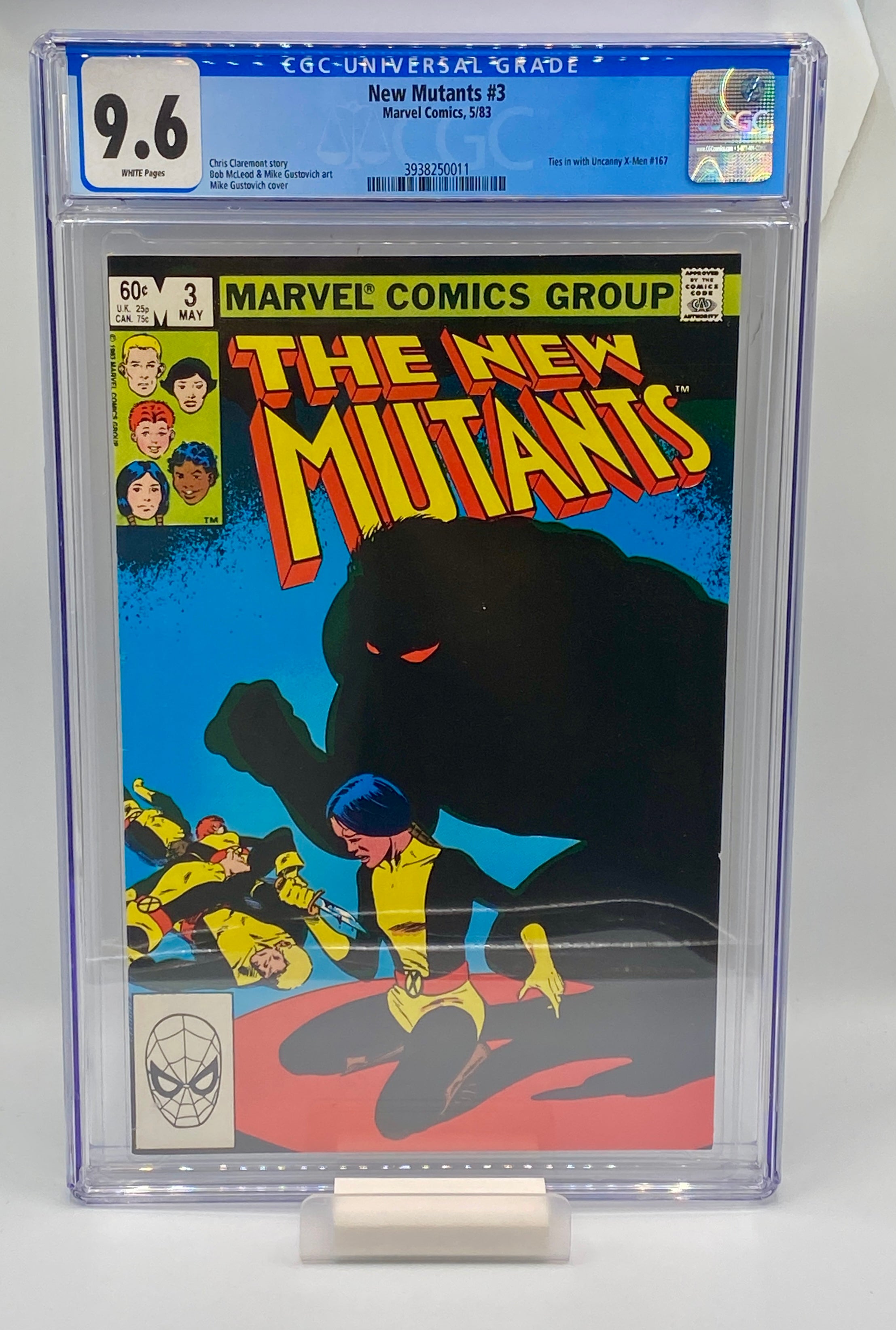 New Mutants #3 (1983) CGC 9.6