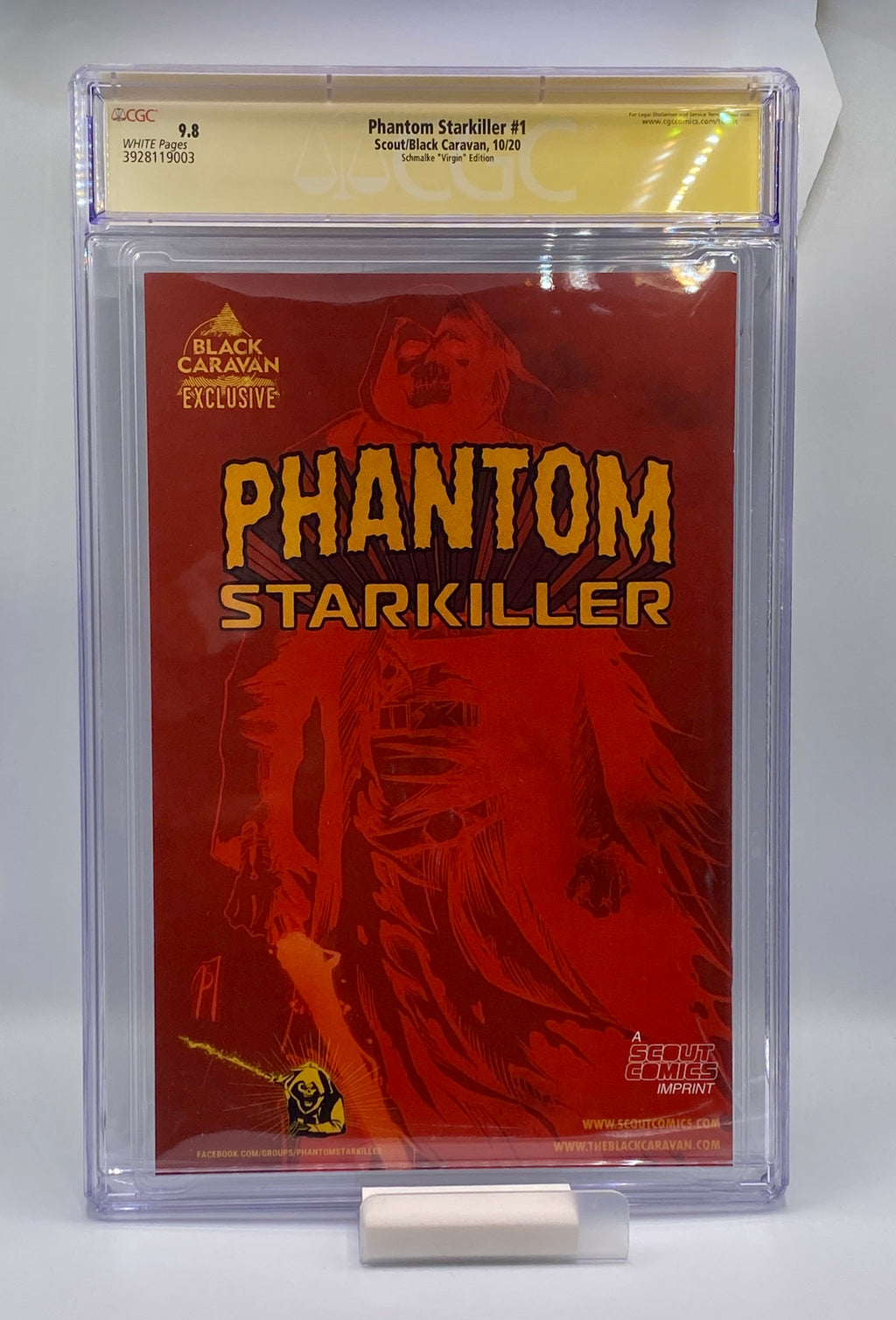 Phantom Starkiller #1 (2020) CGC SS 9.8 – ECGCE Virgin Variant – Signed by Peter Goral & Joseph Schmalke – Limited to 50 Copies