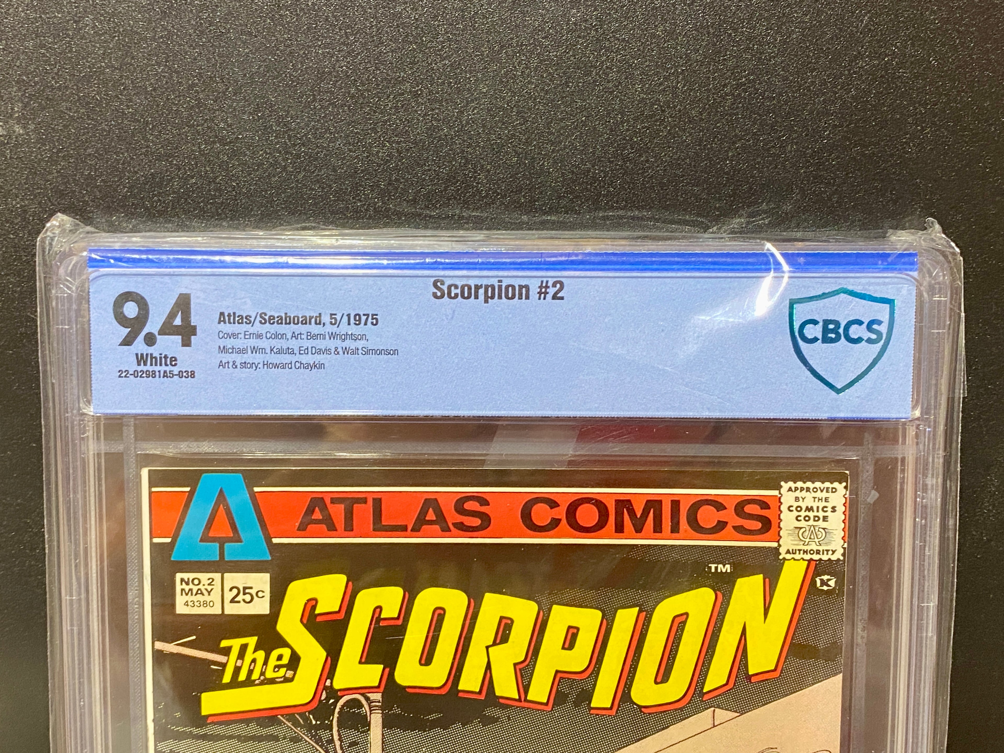 The Scorpion #2 (1975) CBCS 9.4
