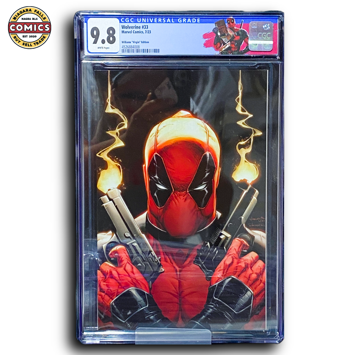 Wolverine #33 (2023) CGC 9.8 – Scott Williams Exclusive Deadpool Virgin Variant