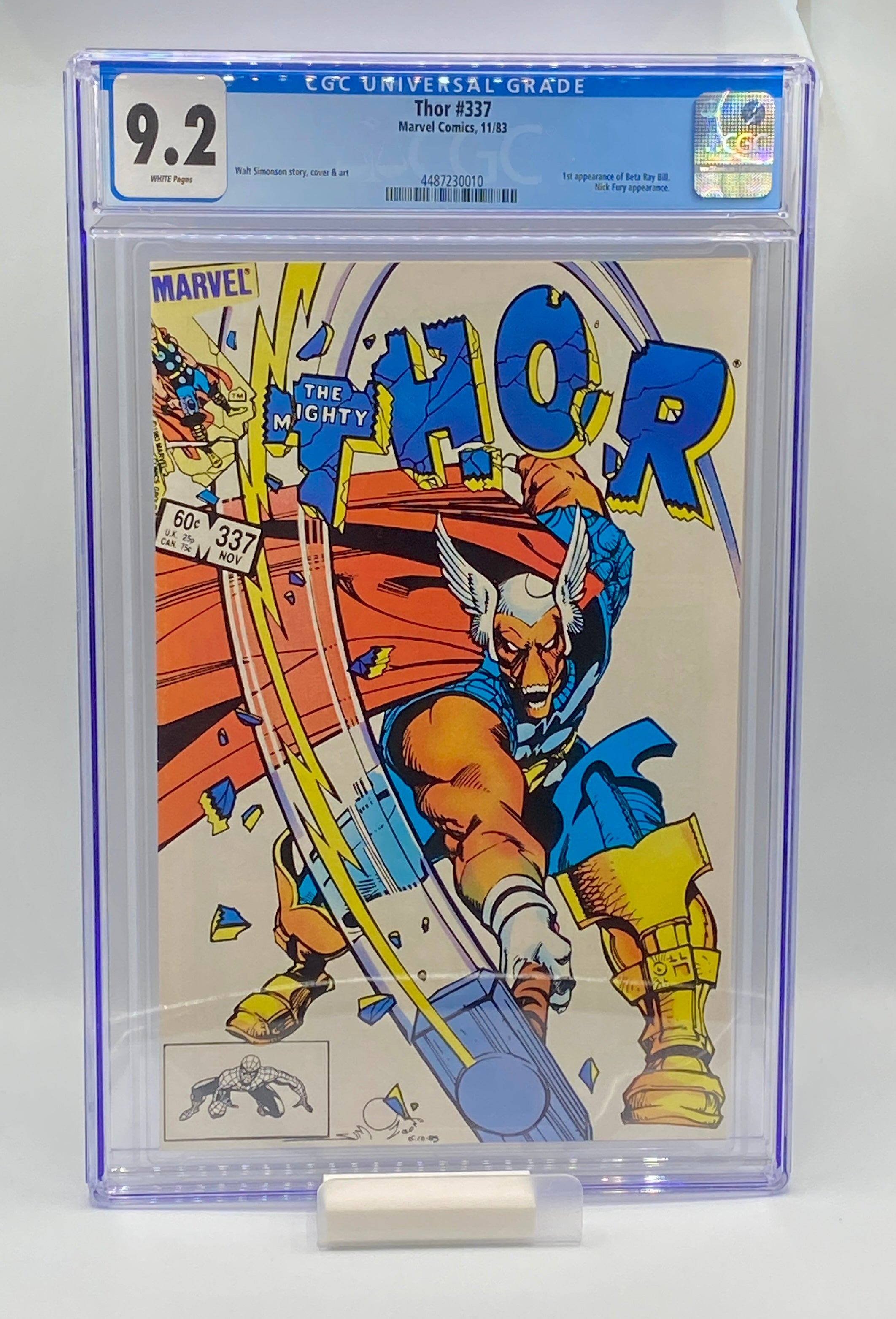 The Mighty Thor #337 (Nov 1983) – CGC 9.2 – 1st Appearance of Beta Ray Bill