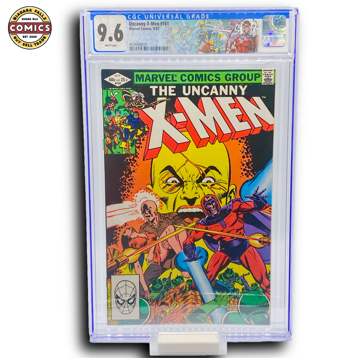 Uncanny X-Men #161 (1982) CGC 9.6 – Custom X-Men Label