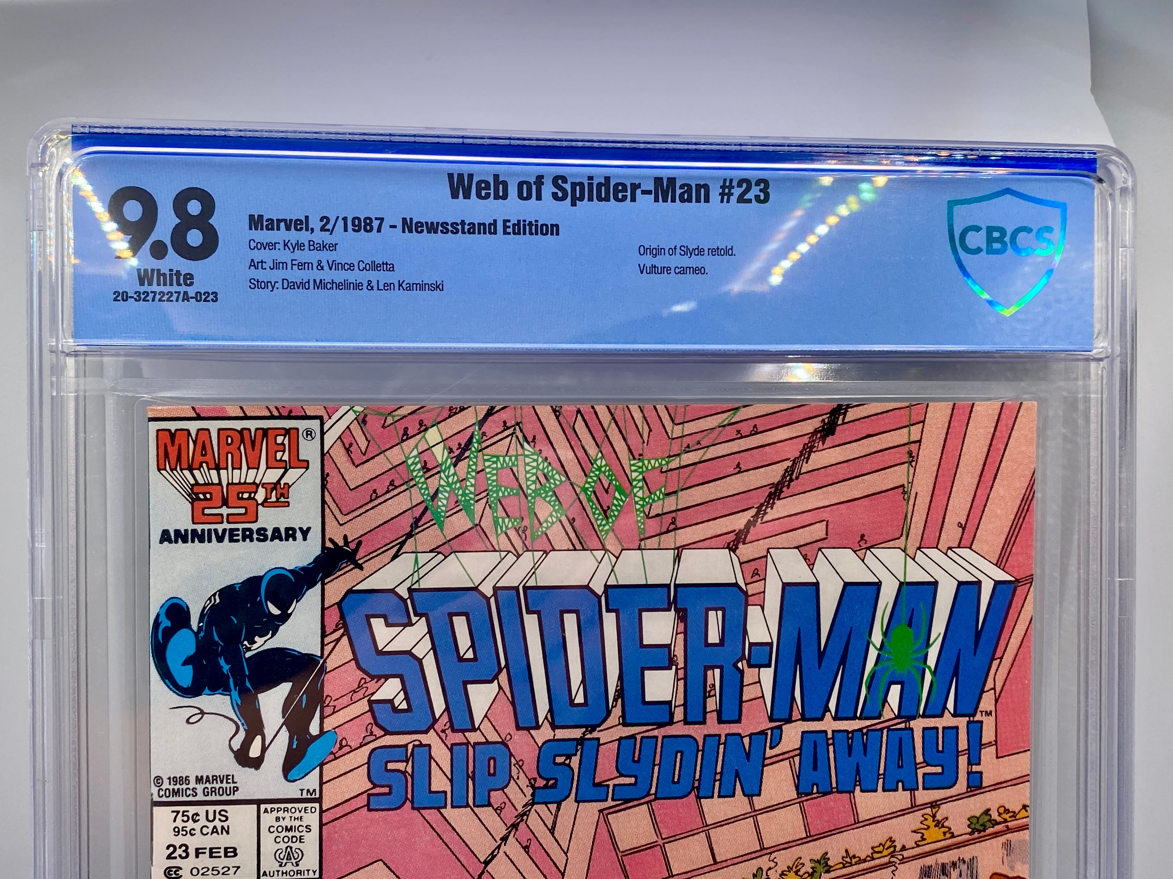 Web of Spider-Man #23 (Feb 1987) CBCS 9.8 Newsstand