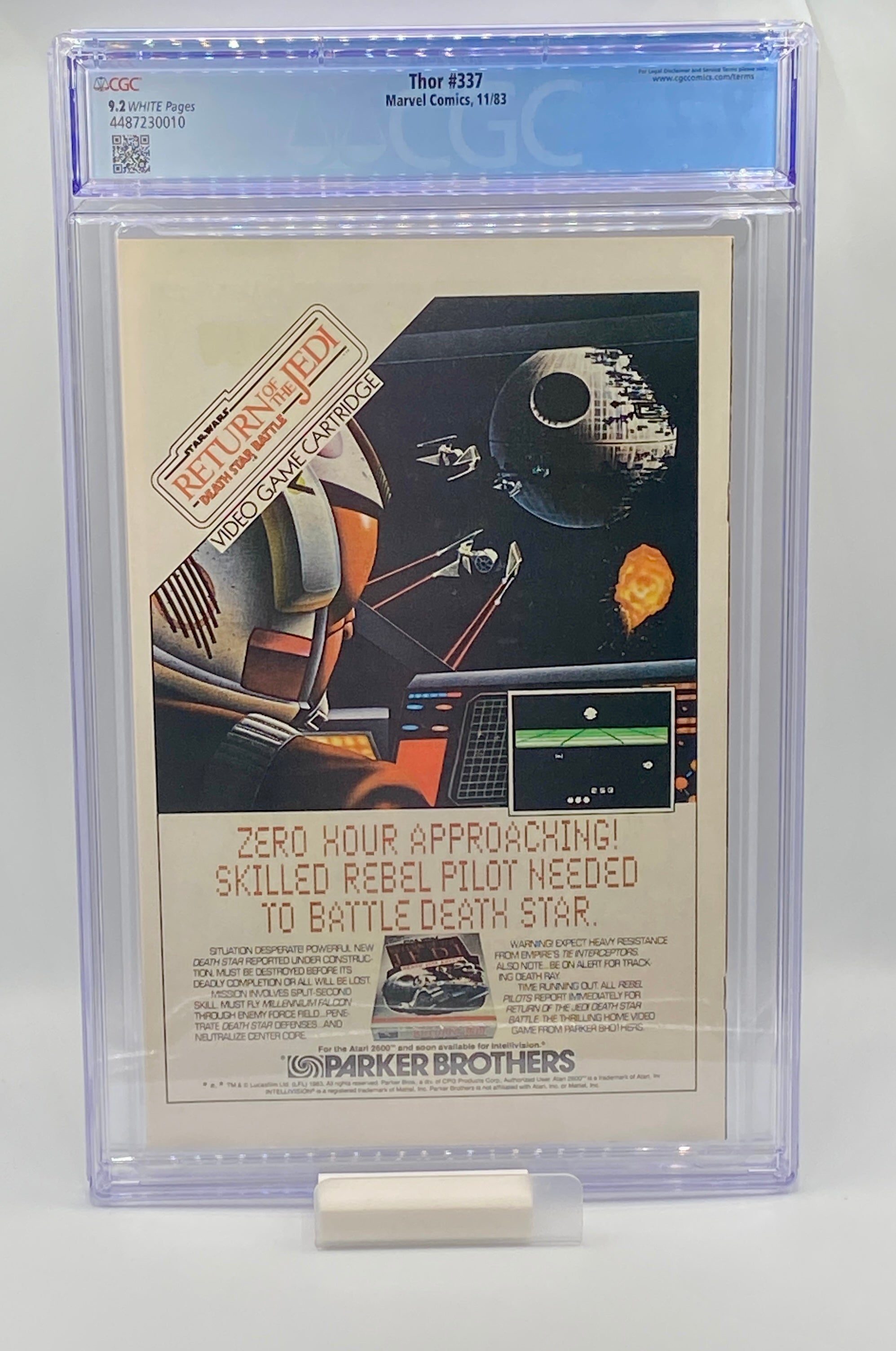 The Mighty Thor #337 (Nov 1983) – CGC 9.2 – 1st Appearance of Beta Ray Bill