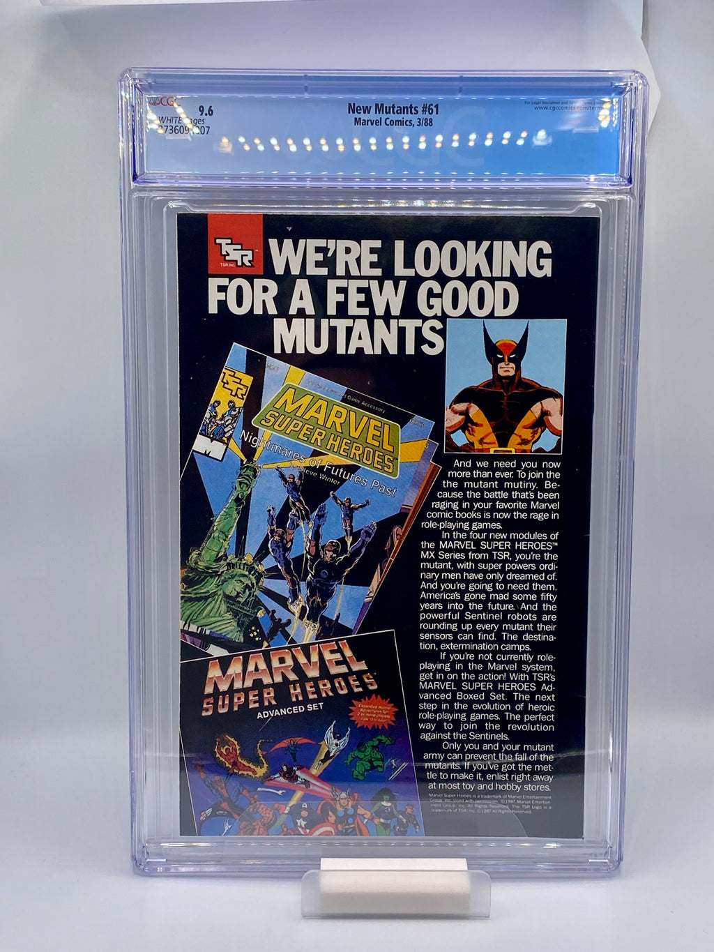 New Mutants #61 (1988) CGC 9.6