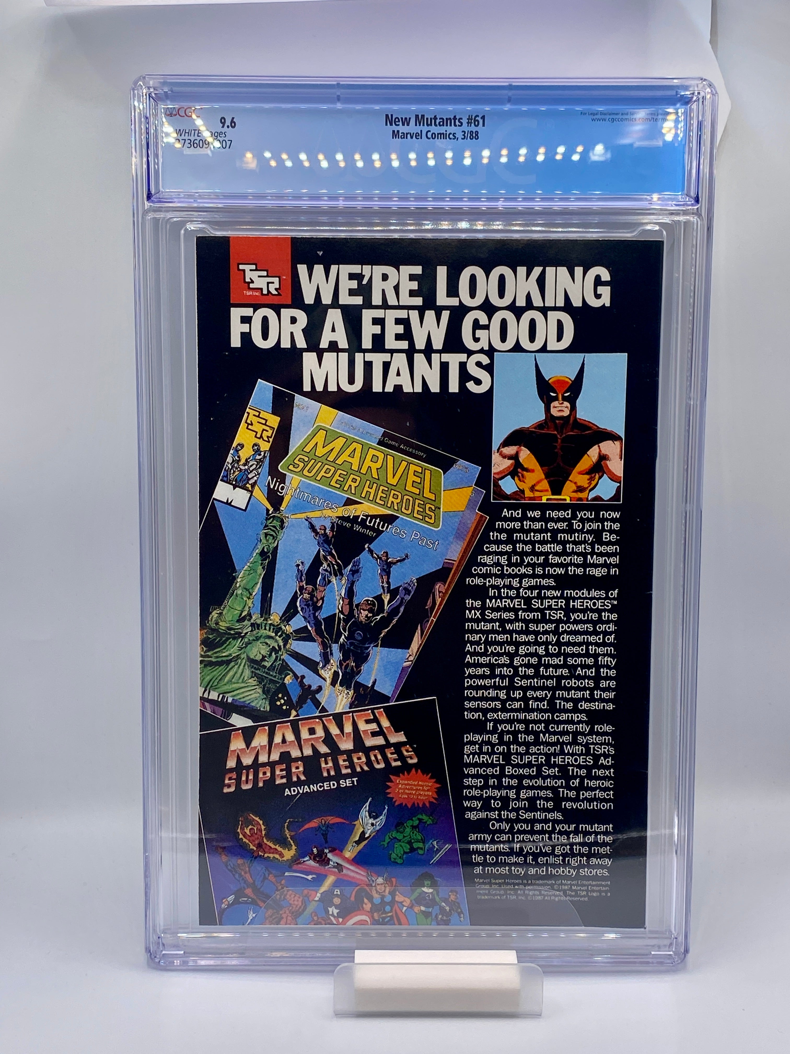 New Mutants #61 (1988) CGC 9.6