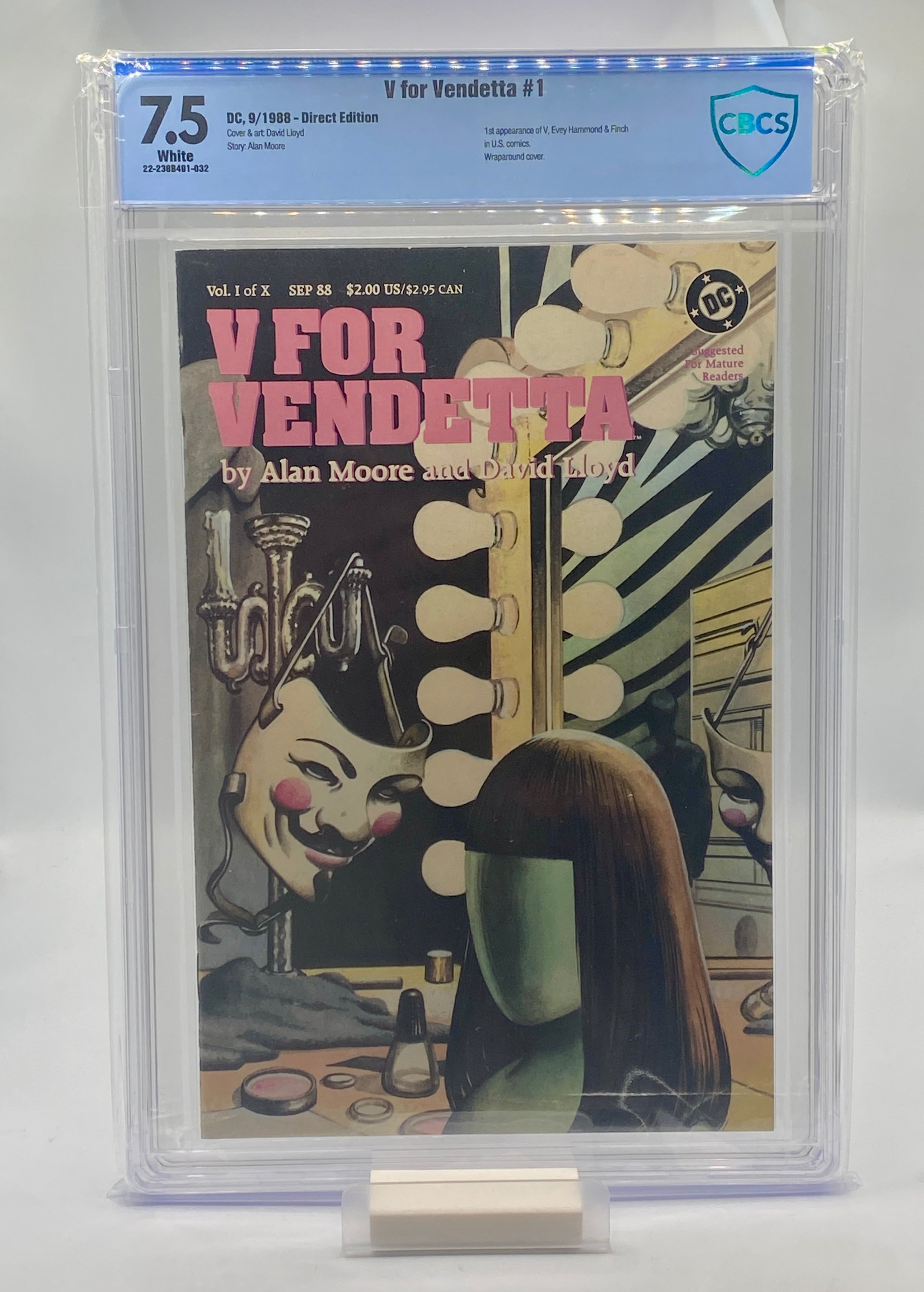 V for Vendetta #1 (1988) CBCS 7.5