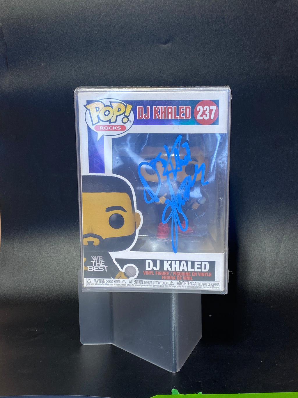 Funko Pop #237 DJ Khaled Signed Rapper Icon COA w/Protective Case