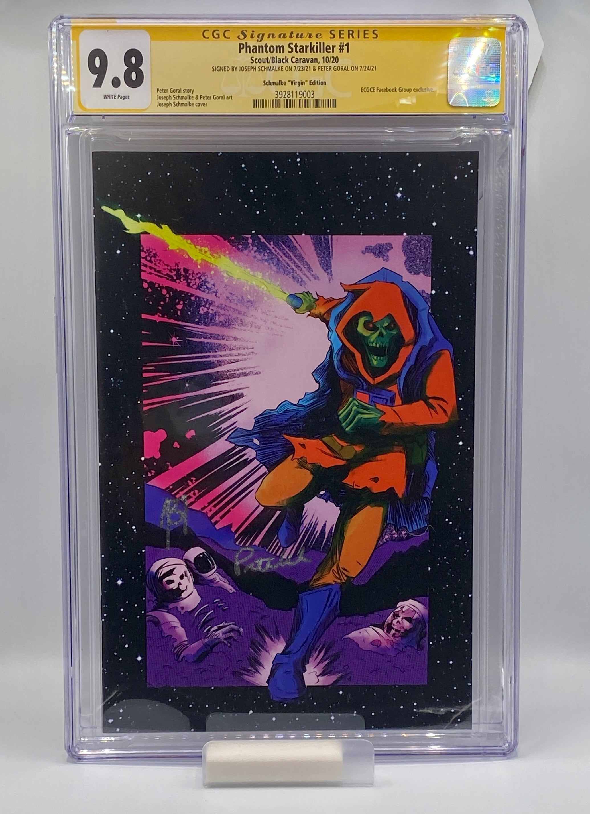 Phantom Starkiller #1 (2020) CGC SS 9.8 – ECGCE Virgin Variant – Signed by Peter Goral & Joseph Schmalke – Limited to 50 Copies