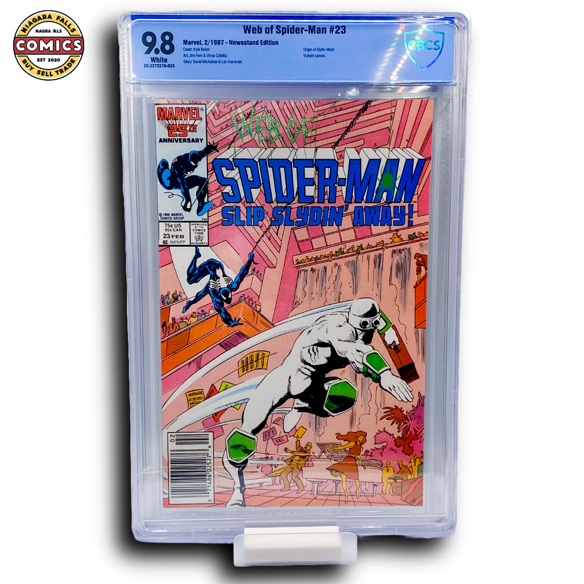 Web of Spider-Man #23 (Feb 1987) CBCS 9.8 Newsstand