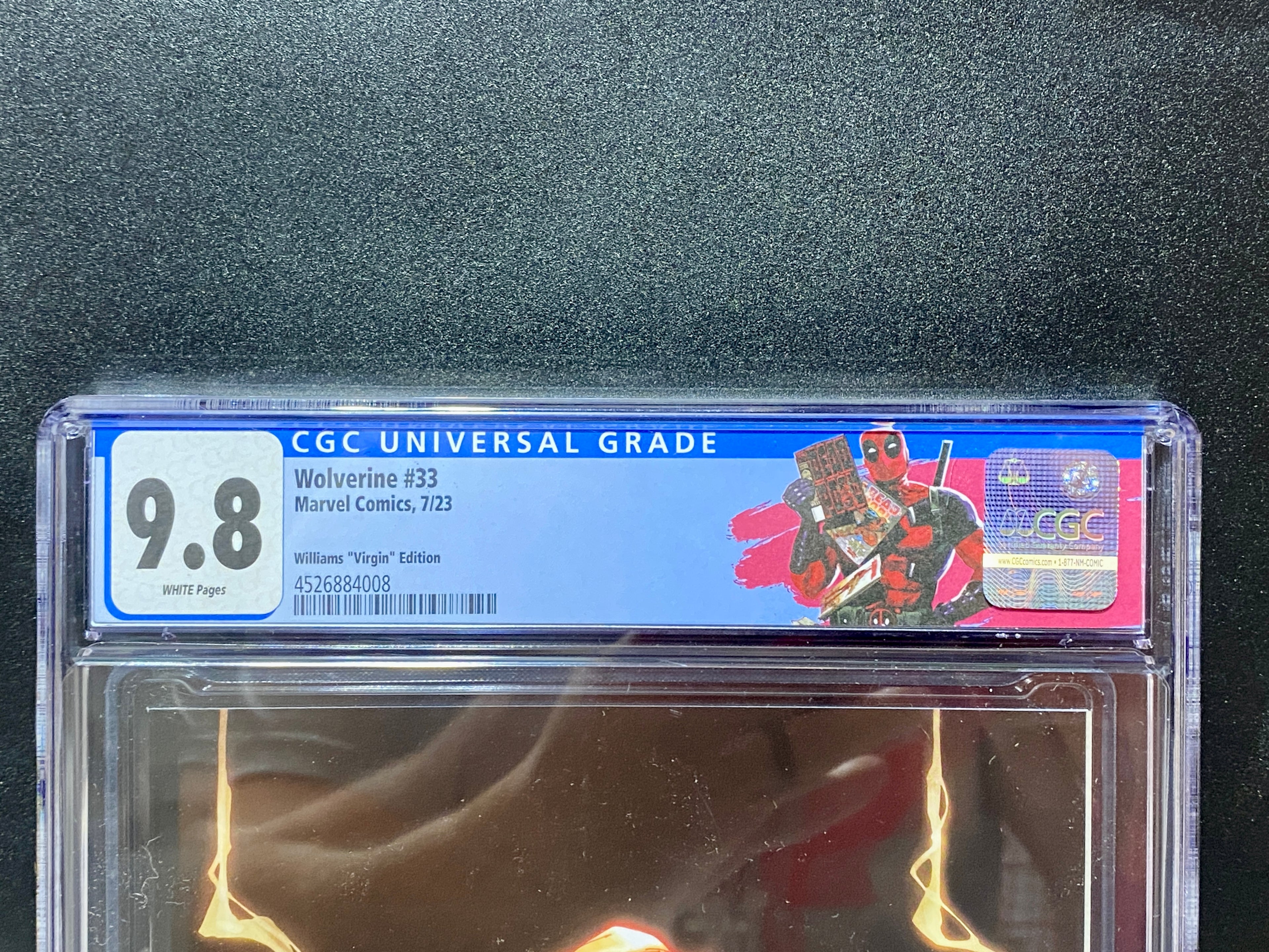 Wolverine #33 (2023) CGC 9.8 – Scott Williams Exclusive Deadpool Virgin Variant