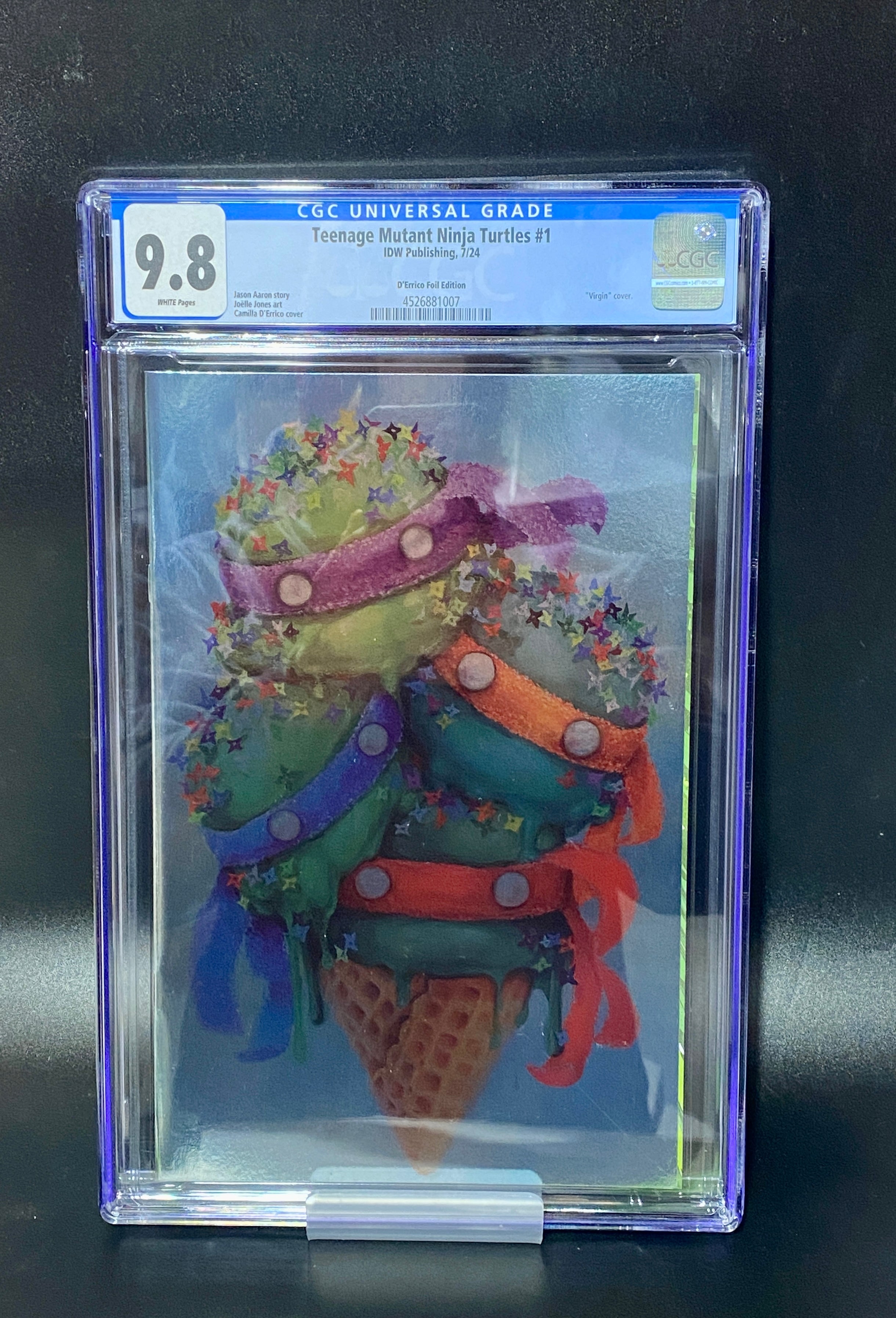Teenage Mutant Ninja Turtles #1 (2024) CGC 9.8 Camilla d’Errico SDCC Virgin Foil