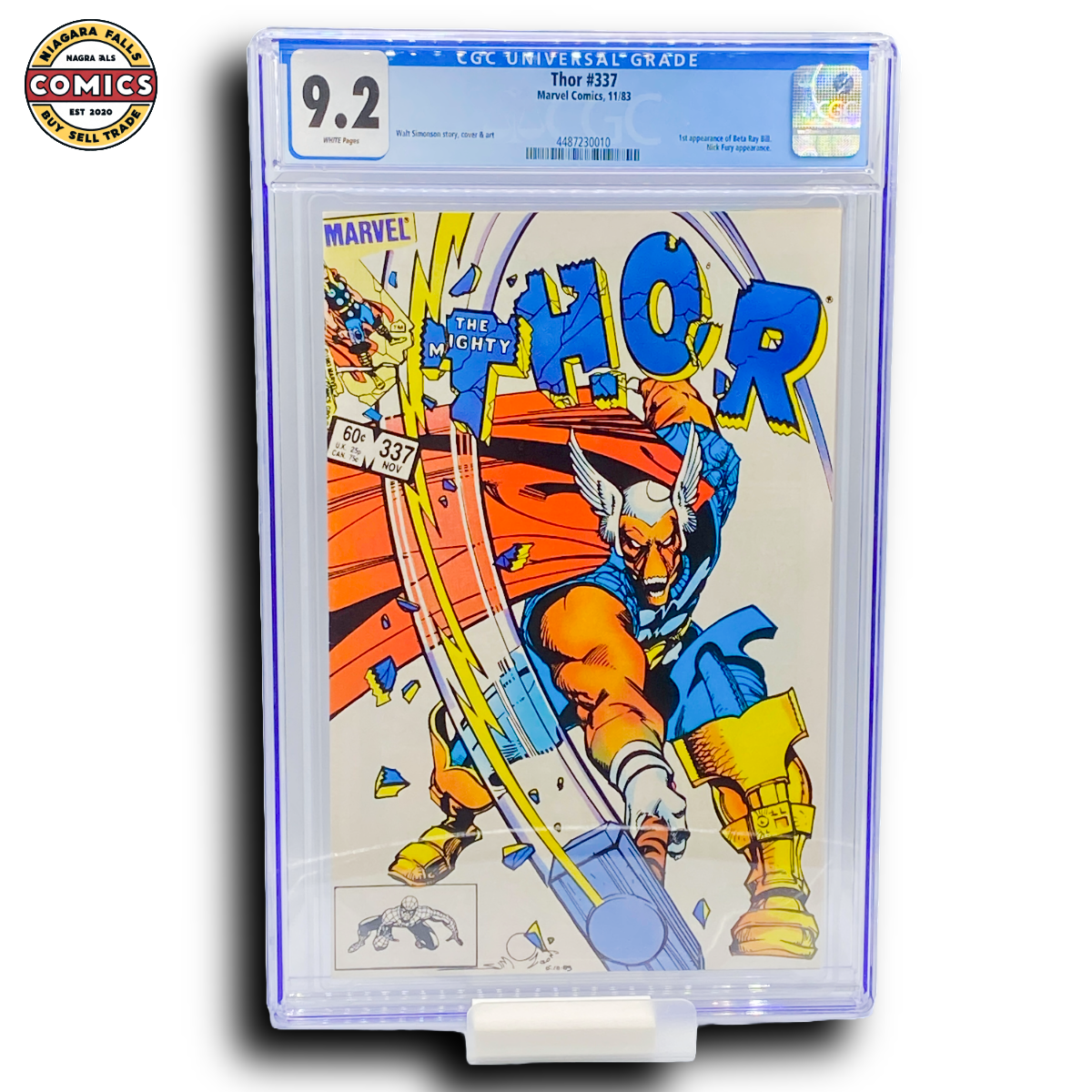The Mighty Thor #337 (Nov 1983) – CGC 9.2 – 1st Appearance of Beta Ray Bill