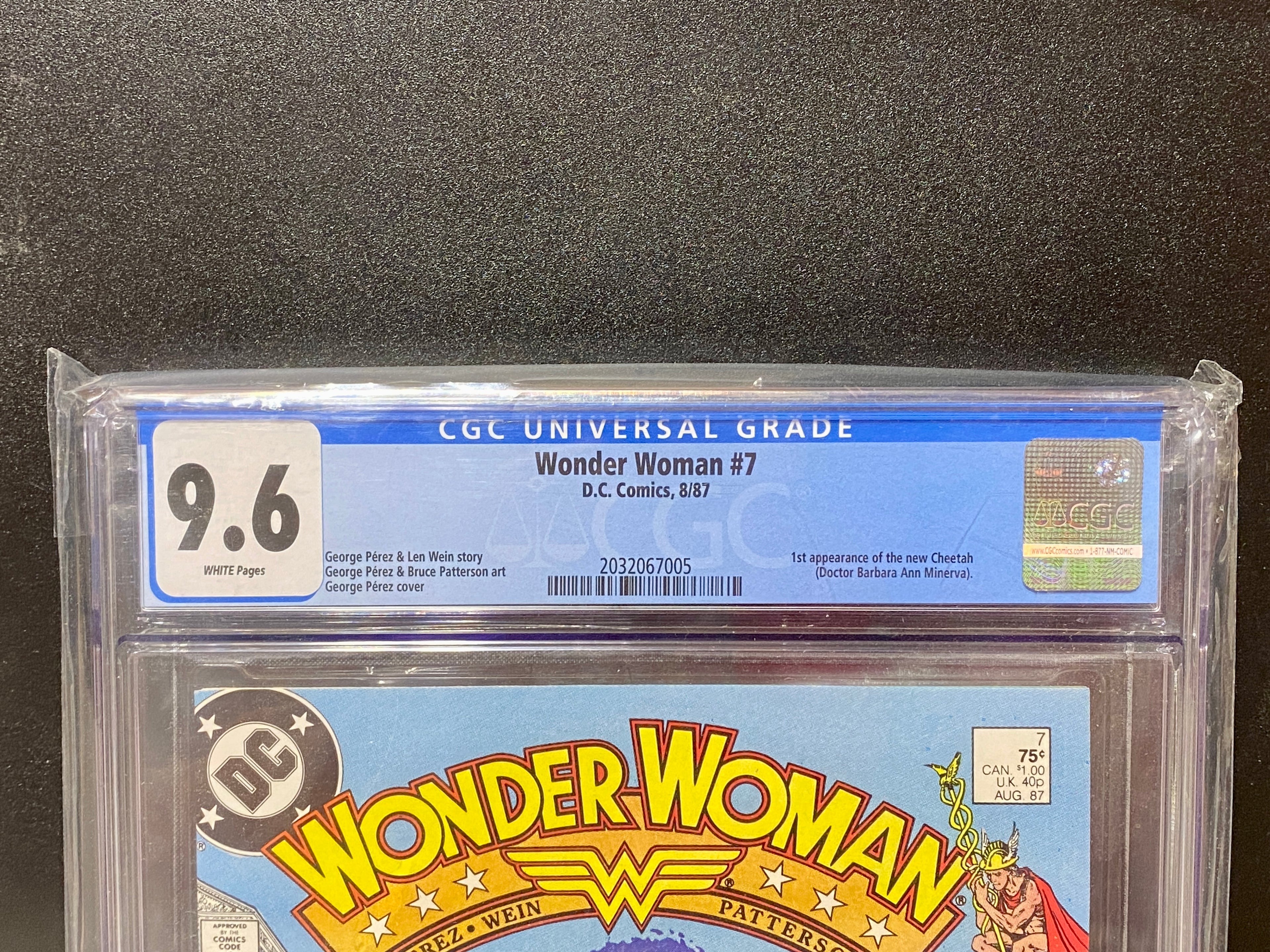 Wonder Woman #7 (1987) CGC 9.6