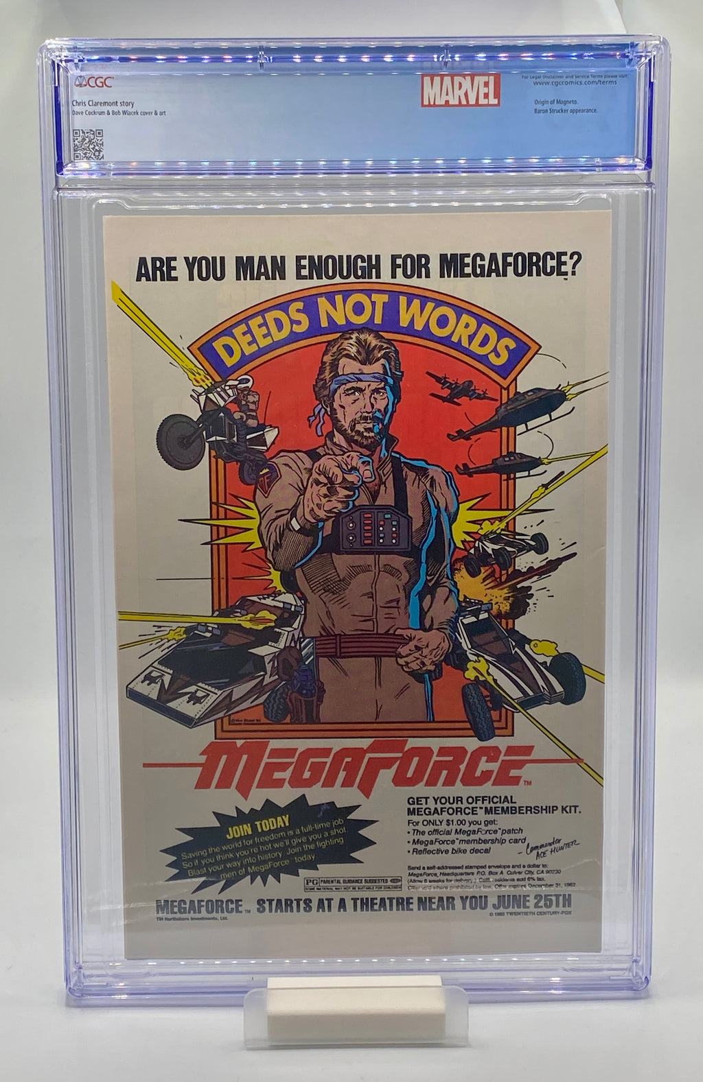 Uncanny X-Men #161 (1982) CGC 9.6 – Custom X-Men Label