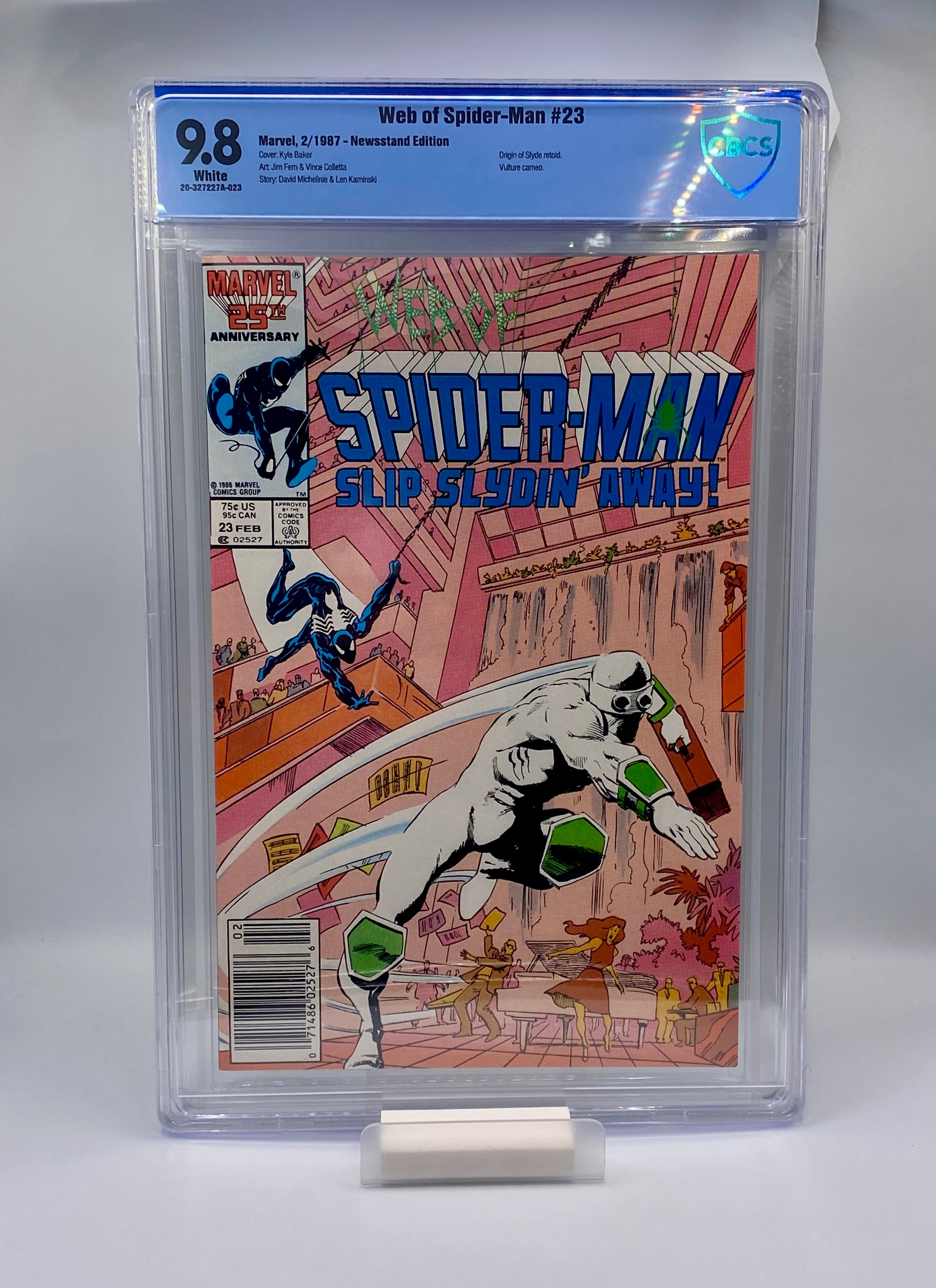 Web of Spider-Man #23 (Feb 1987) CBCS 9.8 Newsstand