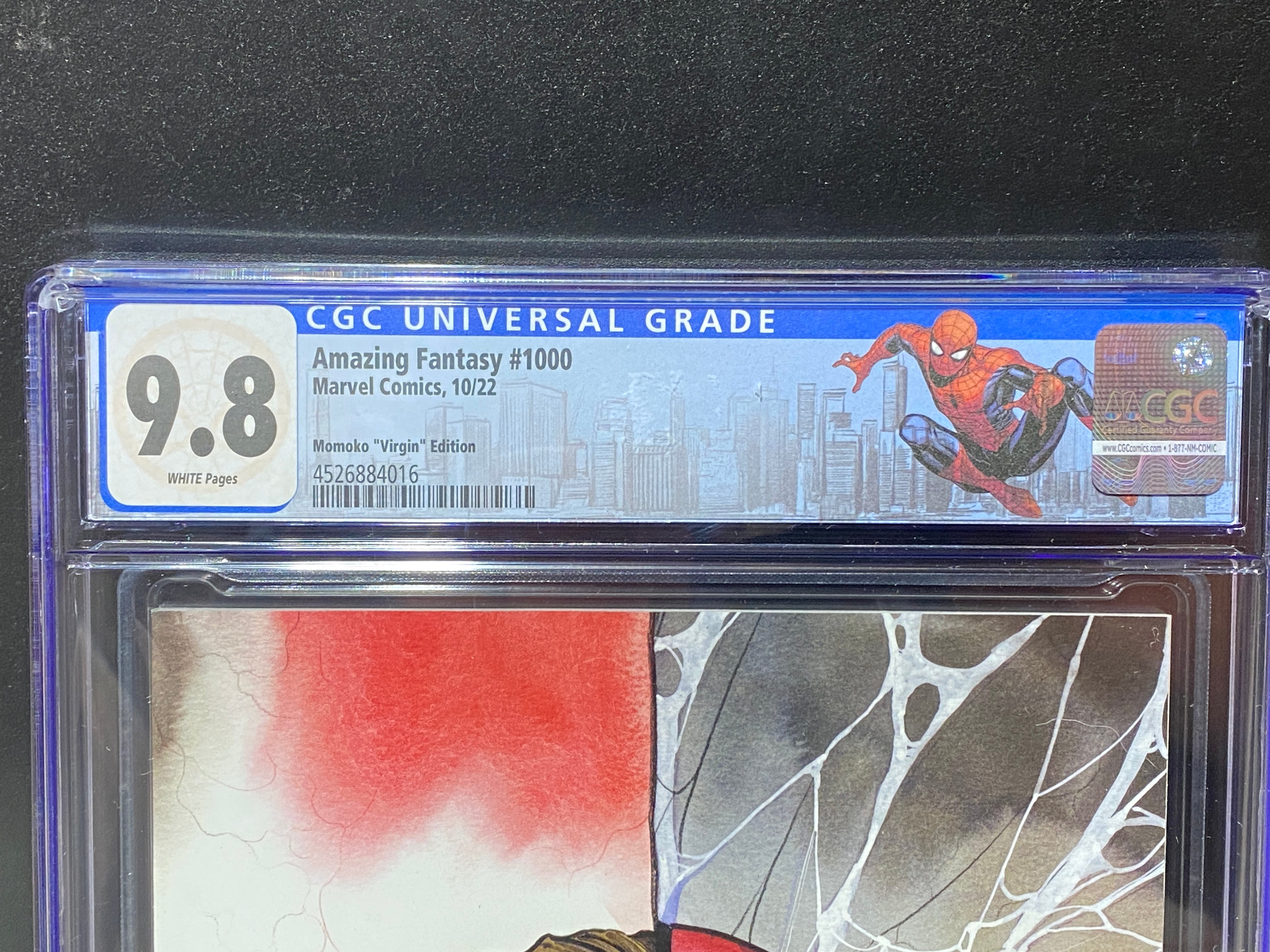 Amazing Fantasy #1000 (2022) CGC 9.8 Peach Momoko Virgin Variant Ltd 1000