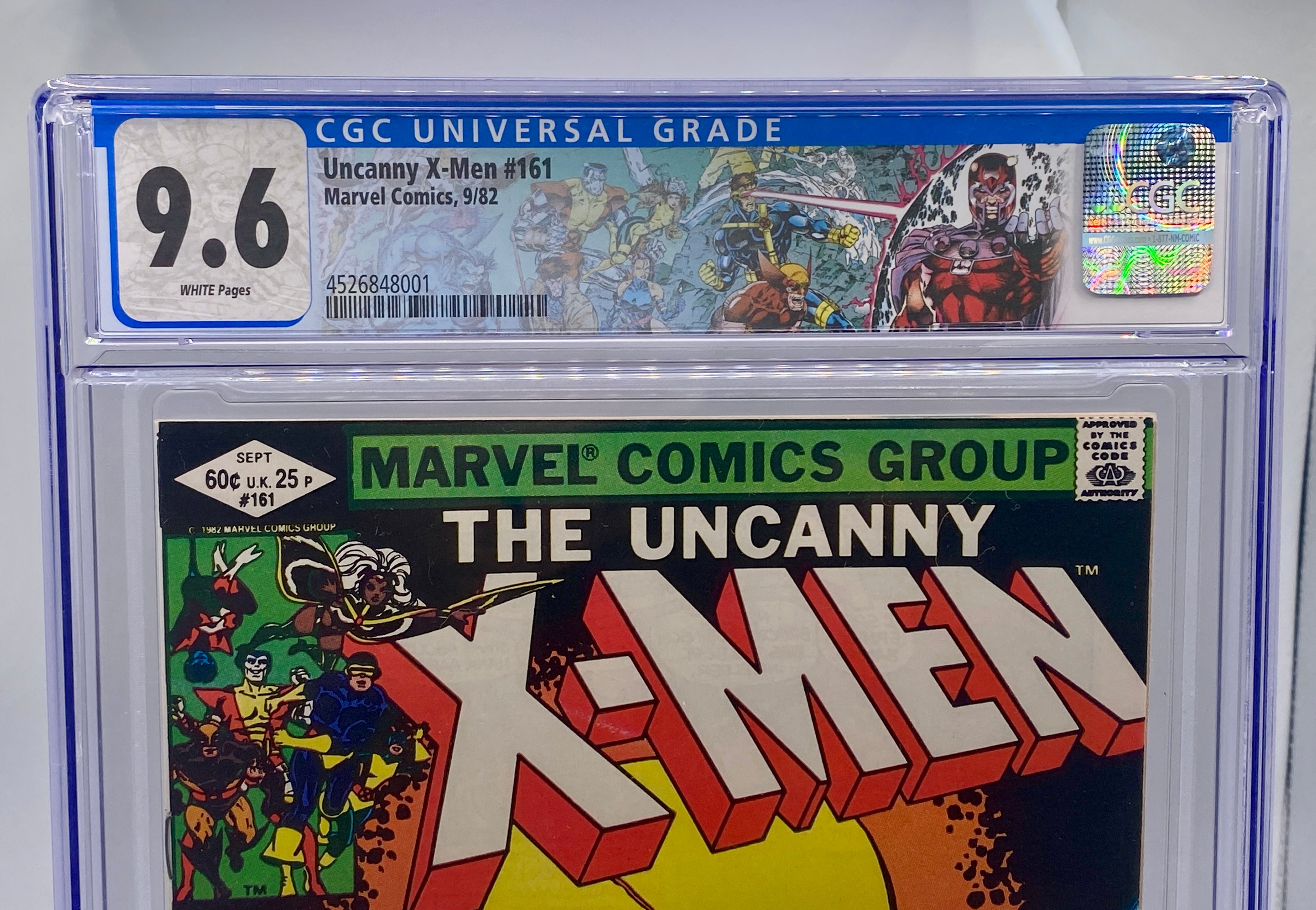 Uncanny X-Men #161 (1982) CGC 9.6 – Custom X-Men Label